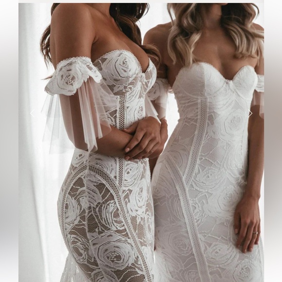 Grace Loves Lace - Palm Wedding Dress -Chai Lining - medium - Picture 4 of 10